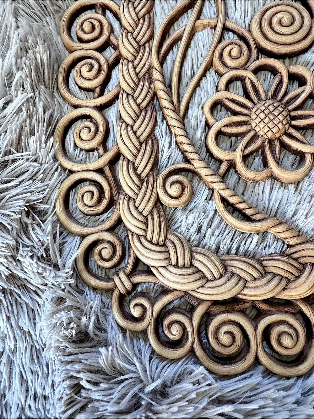 VINTAGE MCM WOODLAND OWL WALL DECOR - Picture 5 of 9